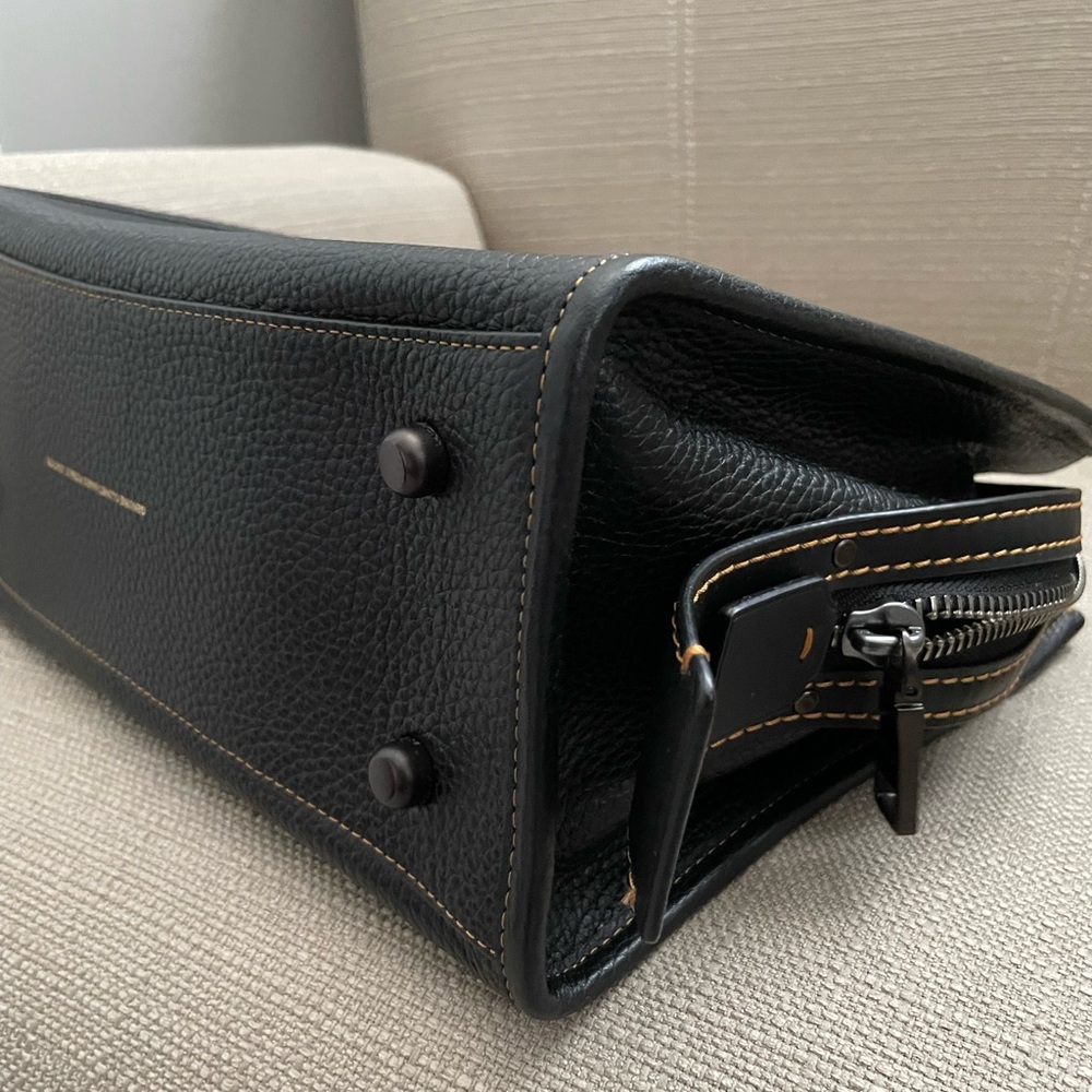 🍁SOLD Coach Rogue 30 bag black new with tags - Picture 7 of 13